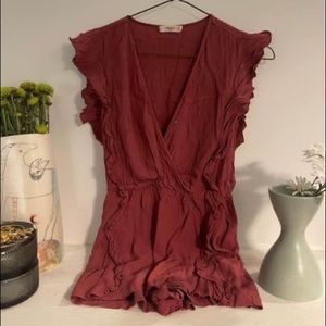 Mango blush romper US size 2